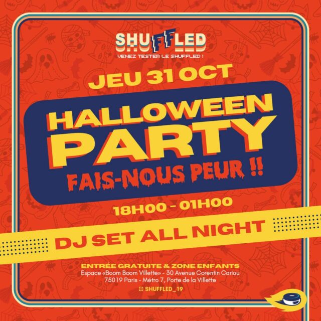 Halloween 2024 au Shuffled Paris