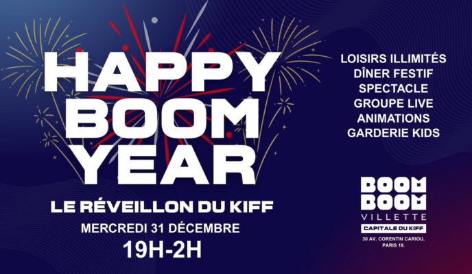 Reveillon nouvel an Boom Boom Villette Shuffled