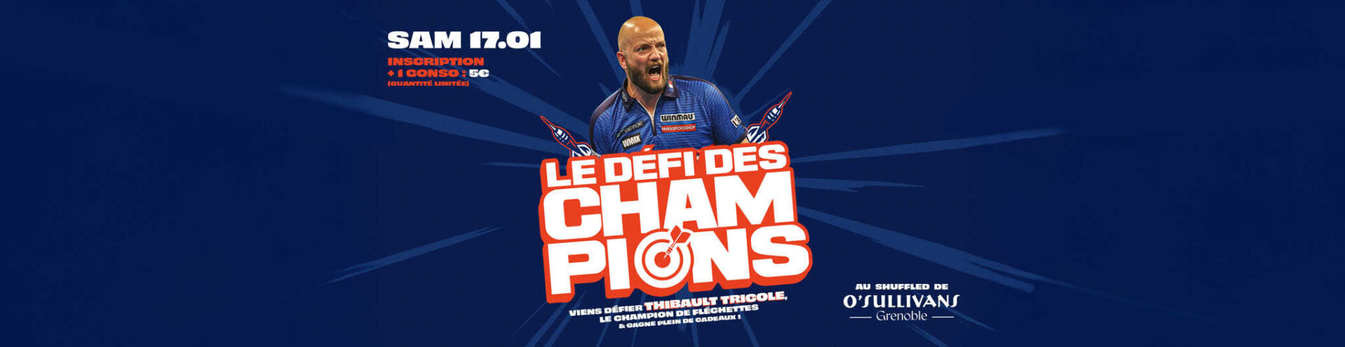 Défis tournoi de flechette shuffled Grenoble